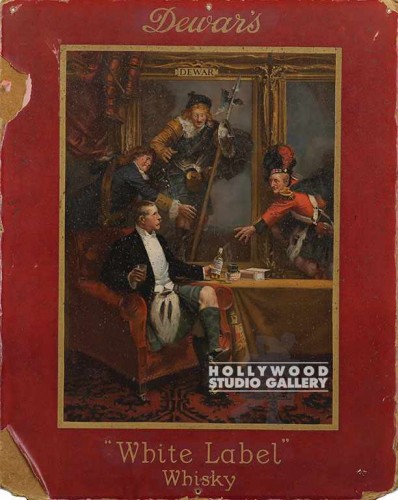 23x19 DEWARS UNFRAMED AD