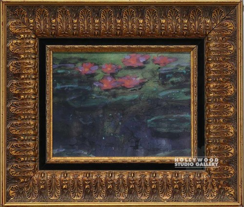 16X18 GLD FRM/J.J. WATER LILLIES