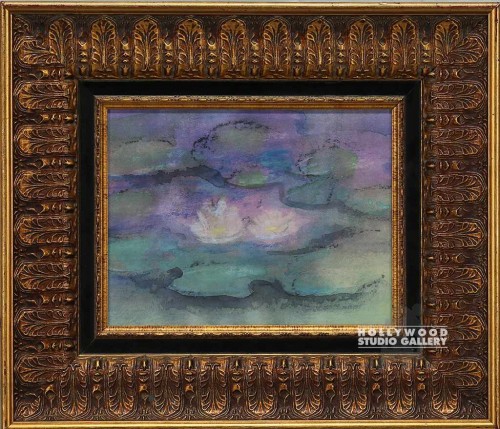 16X18 GLD FRM/J.J. WATER LILLIES
