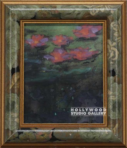 14X12 FLRL FRM/ J.J. WATERLILLIES