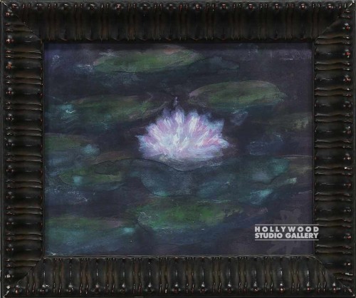 11X13DARK FRM/J.J. DRK WATERLILLIES