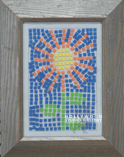 14X11 SM - TILE SUNFLOWER