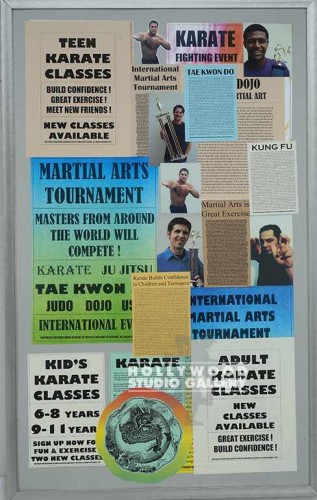 41X26 MTL FRM/KARATE FIGHTING EVENT
