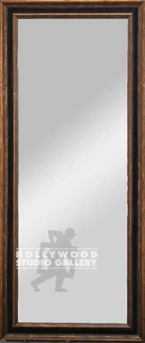 40X18 MIRROR/ANTQ.GOLD W/BLK PANEL