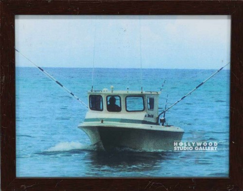 10X12 CLR PHTO/ BOAT ON OCEAN
