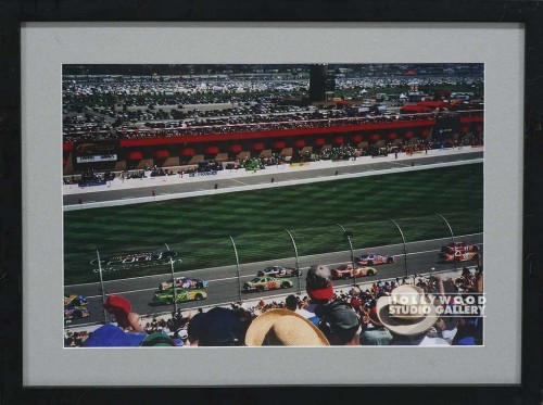 14X18 BLK FRM/ RF/ RACE CAR PHOTO