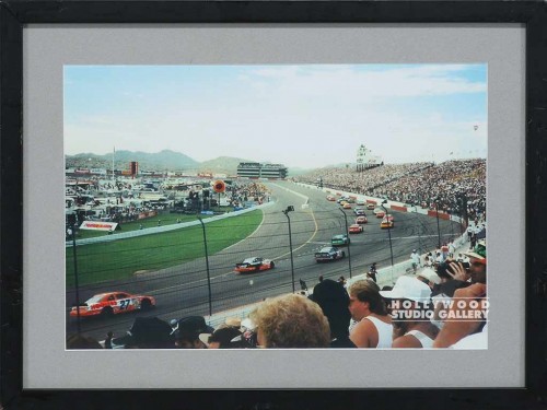 14X18 BLK FRM/ RF/ RACE CAR PHOTO