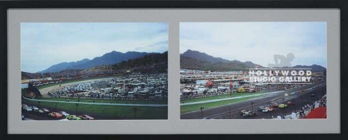 14X33 BLK FRM/ RF/ RACE CAR PHOTO