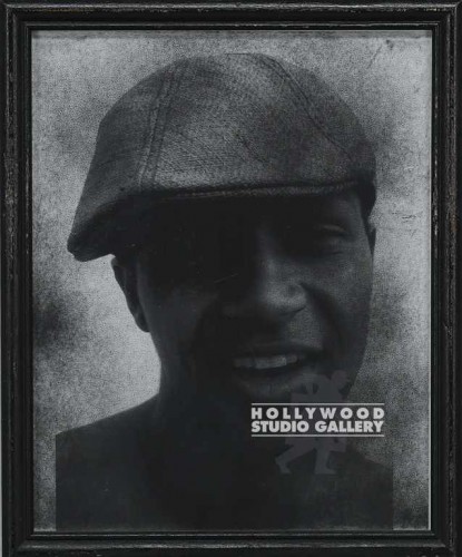 10X9 B/W PHOTO/BLK FRM/MAN W/ HAT