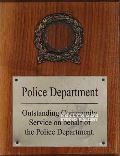 10X8 POLICE DEPARTMENT WALL PLAQUE