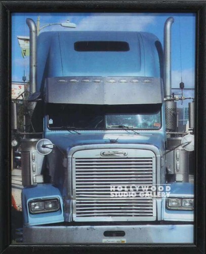 11X9 BLK FRM/CLR PHTO/ BLUE TRUCK