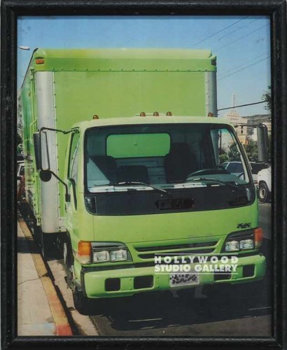 11X9 BLK FRM/CLR PHTO/ GREEN TRUCK