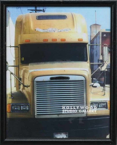 11X9 BLK FRM/CLR PHTO/ GOLD TRUCK
