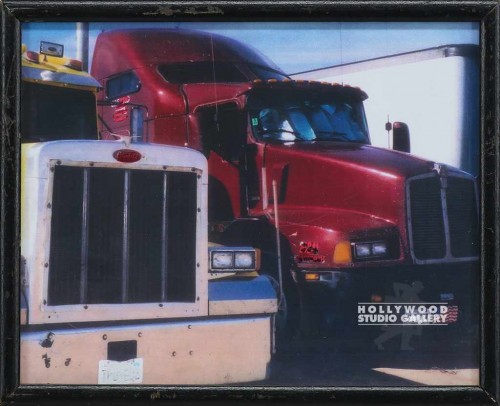9X11 BLK FRM/CLR PHTO/ RED TRUCK