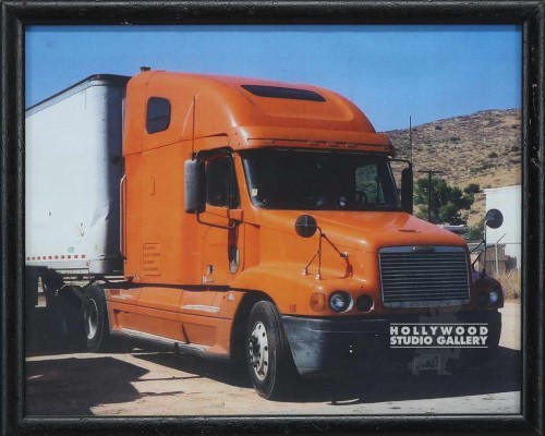 9X11 BLK FRM/CLR PHTO/ YELLOW TRUCK