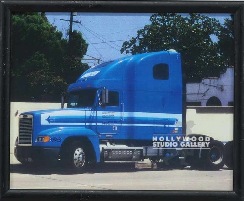 9X11 BLK FRM/CLR PHTO/ BLUE TRUCK
