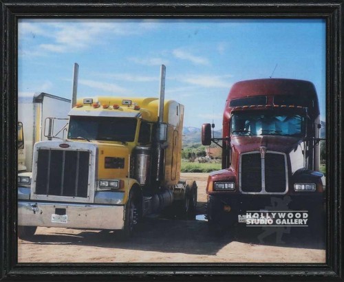 9X11BLK FRM/CLR PHTO/YELLW RED TRUK