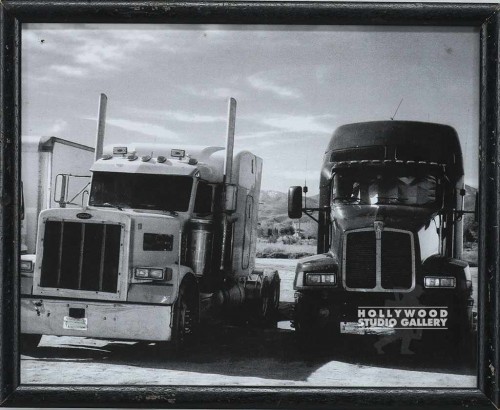 9X11 BLK FRM/B&W PHTO/  TWO TRUCKS