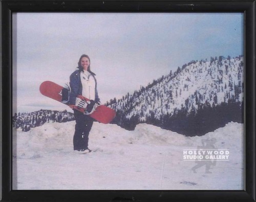 9X12 TABLETOP CARRIE W SNOWBOARD