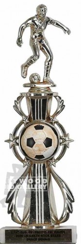12"  GIRL SOCCER TROPHY