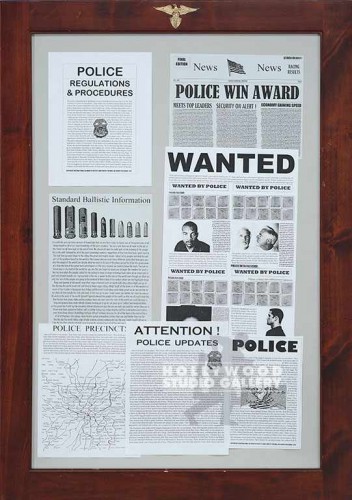 41X29POLICE DEPT./W/ USA MAP/BOTTOM