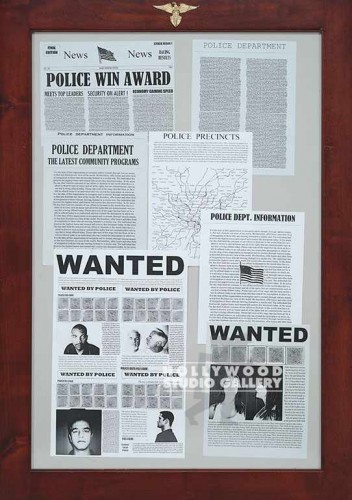 41X29POLICE DEPT./WANTED/PRECINCTS