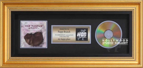 9X23 PLATINUM RECORD/C.D/BLACK FRM