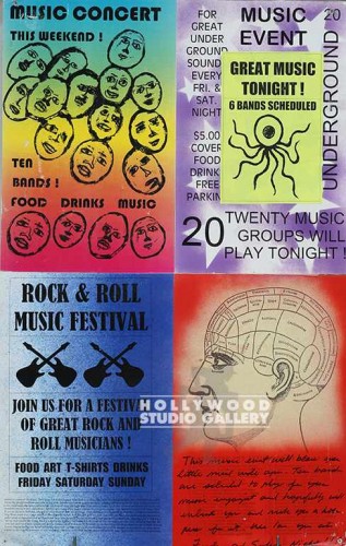 33X21 UNFRMD MULTI MUSIC POSTER