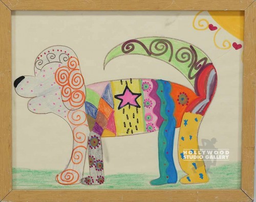 12X15 SUNNY/ COLORFUL DOG/BLND FRM