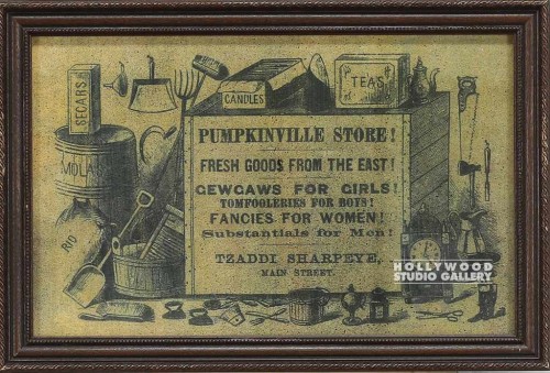10X15 PUMPKINVILLE STORE/ BRWN FRM