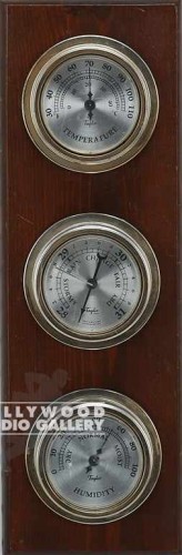 17x6 (3) BAROMETERS WOOD