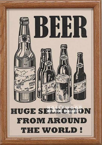 18X12 BRWN FRM/BEER/HUGE SELECTION