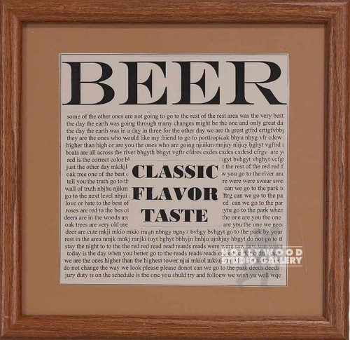14X14 BRWN FRM/ BEER/CLASSIC FLAVOR