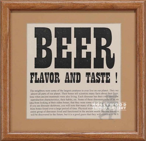 14X14 BRWN FRM/BEER FLAVOR & TASTE