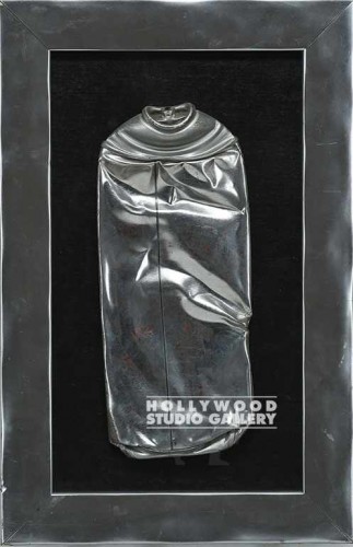 14X9 FRAMED SILVER SPRAY CAN