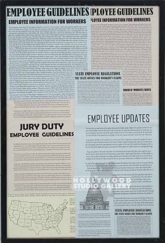 31X21 BLK FRM/ EMPLOYEE GUIDELINES