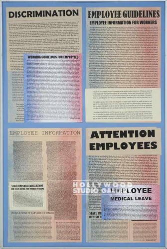 36X24 SLVR FRM/ EMPLOYEE GUIDELINES