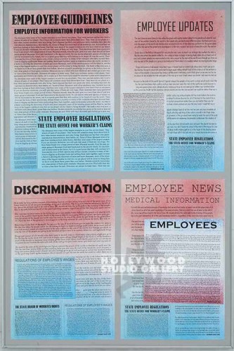 36X24 SLVR FRM/ EMPLOYEE GUIDELINES