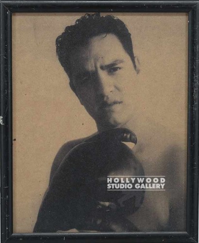 11X9 B&W PHTO/BOXING/ WHITE GUY