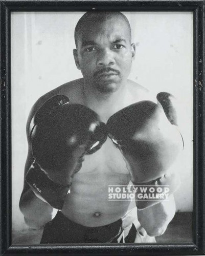 11X9 B&W PHTO/BOXING/ BLACK GUY