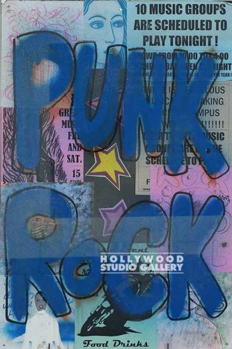 36X24UNFMD PTR/PUNK ROCKBLU LTR/JJ