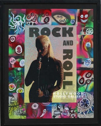 29X23BLK FRM/ ROCK AND ROLL PSTR/JJ