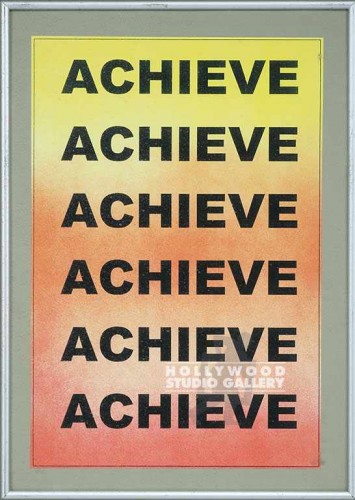 18X13 ACHIEVE WORDS
