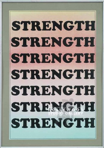 18X13 STRENGTH WORDS