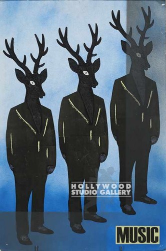 36X24 3 DEAR MEN MUSIC/ UNFRAMED