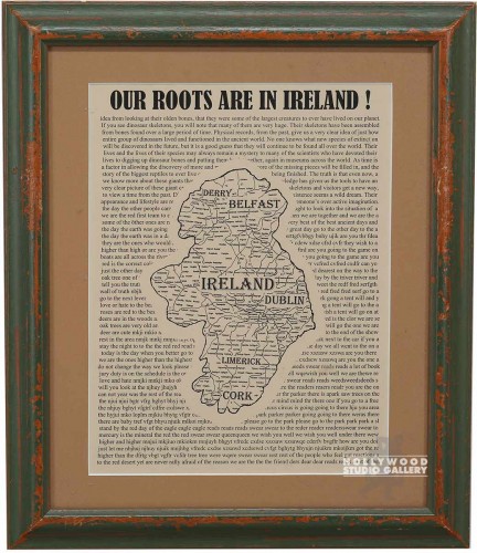 15X13WD GREEN FRM/OUR ROOTSIRELAND