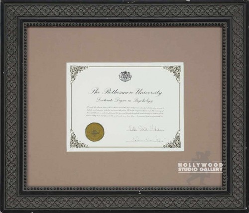 19X22 ROTHESMORE/CERT.PSYCHOLOGY