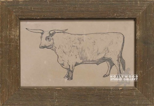 13X18 WOOD FRM/ BULL/