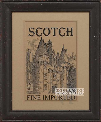 24X20 BRWN FRM/SCOTCH FINE IMPORTED