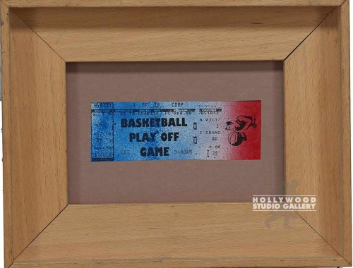 9X11 FRAMED BASKETBALL TICKET